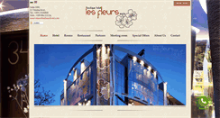 Desktop Screenshot of lesfleurshotel.com